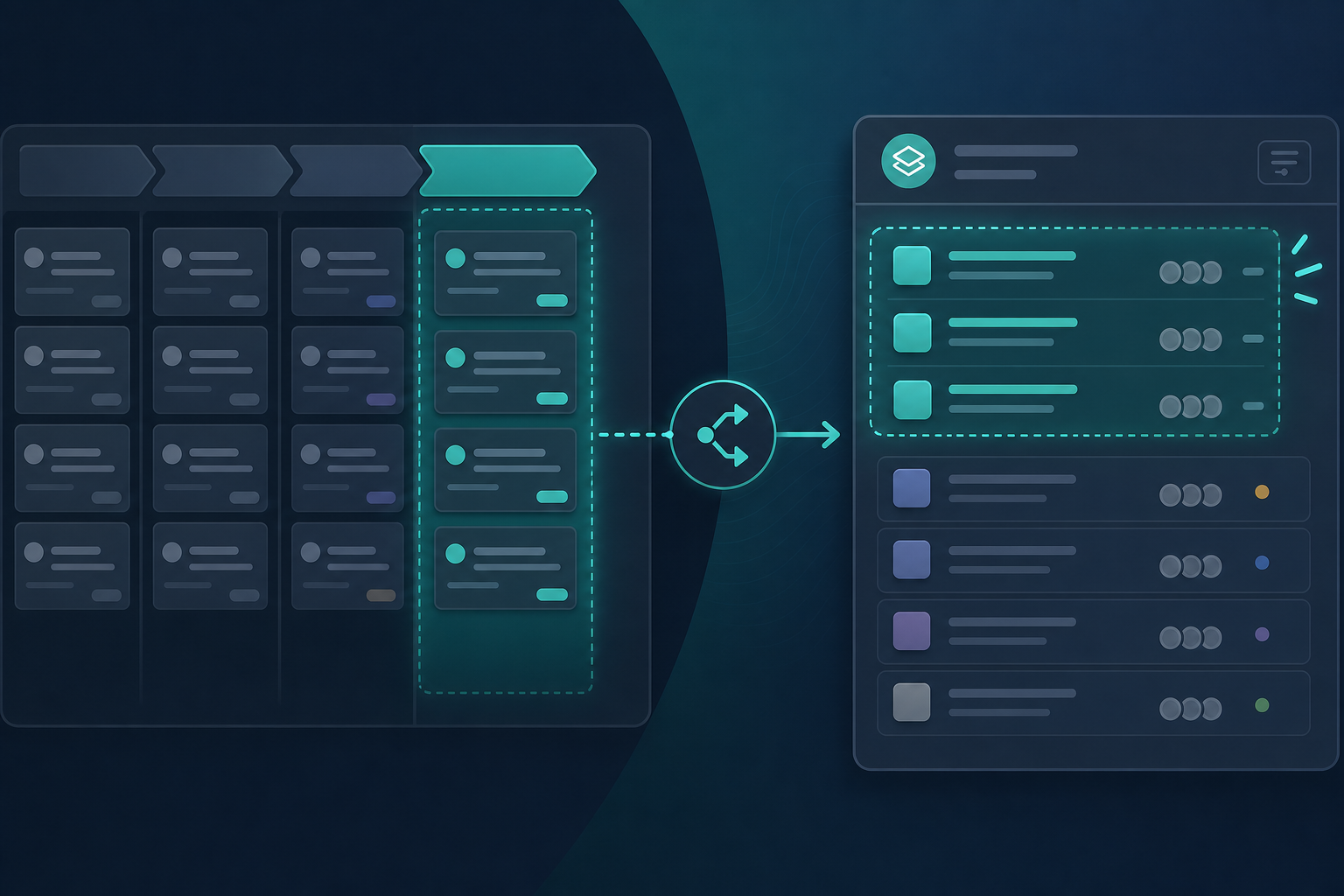 Operations lead comparing Pipedrive pipeline stage trigger options against a delivery workflow diagram before configuring Jira automation rules